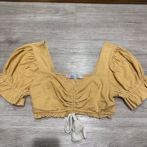 Free People Puff Sleeve Top